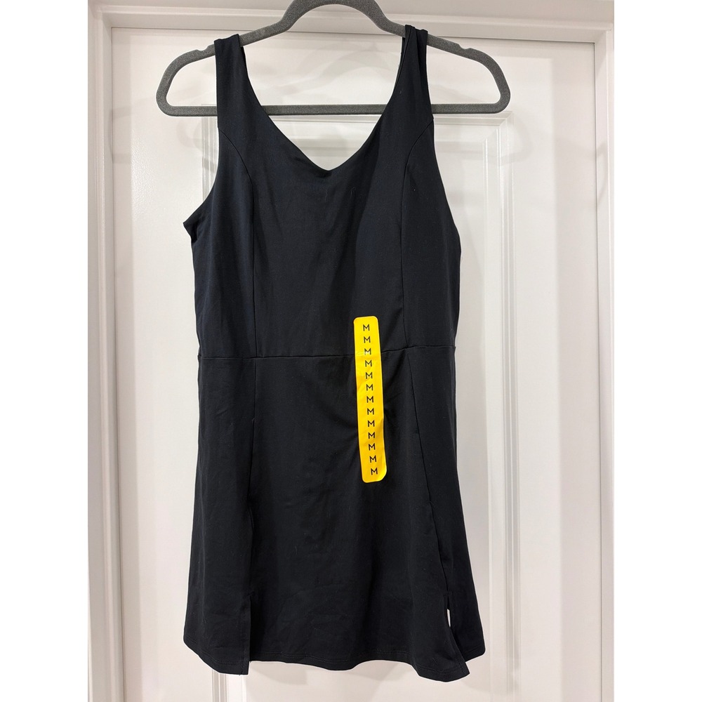 Member's Mark Favorite Soft Active Dress Womens Medium Black MM25639 NWT